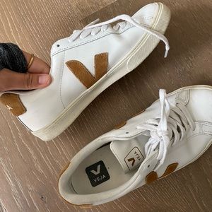 Once worn once on-trend Veja sneakers.